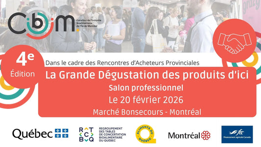 Mozaïko participe à la Grande Dégustation 2026 du CIBÎM à Montréal